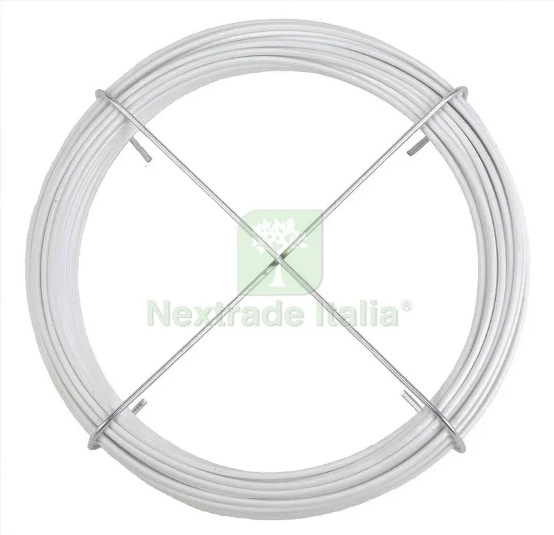 10PZ FILO PLASTIFICATO STENDIBIANCHERIA 2,7MMX20M N.14 BIANCO — Stendibiancheria e bucato — rif. FERX.55861
