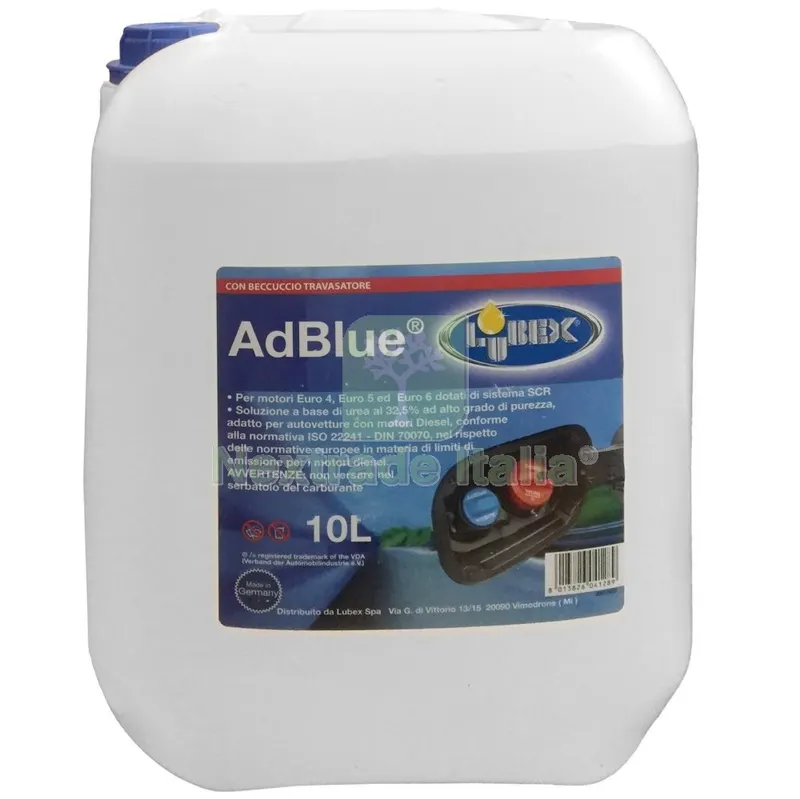 ADDITIVO ADBLUE LUBEX LT.10 CON BECCUCCIO — Cura e pulizia auto — rif. FERX.55871
