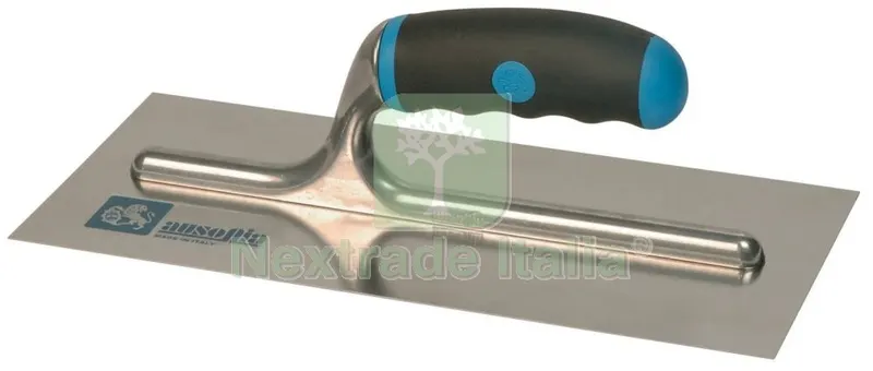6PZ AUSONIA FRATTAZZO ACCIAIO LISCIO M/CO ANTISCIVOLO 120X280 — Utensili muratura — rif. FERX.55968 6PZ AUSONIA FRATTAZZO ACCIAIO LISCIO M/CO ANTISCIVOLO 120X280 — Utensili muratura — rif. FERX.55968