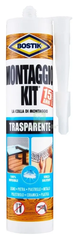BOSTIK C ART. 'MONTAGGIO KIT' TRASPARENTE 310GR — Adesivi e sigillanti — rif. FERX.55994