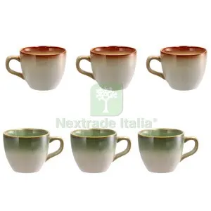 TAZZINE CAFFE GALE 3PZ ASSORTITE — Cristalleria e tavola — rif. FERX.560511