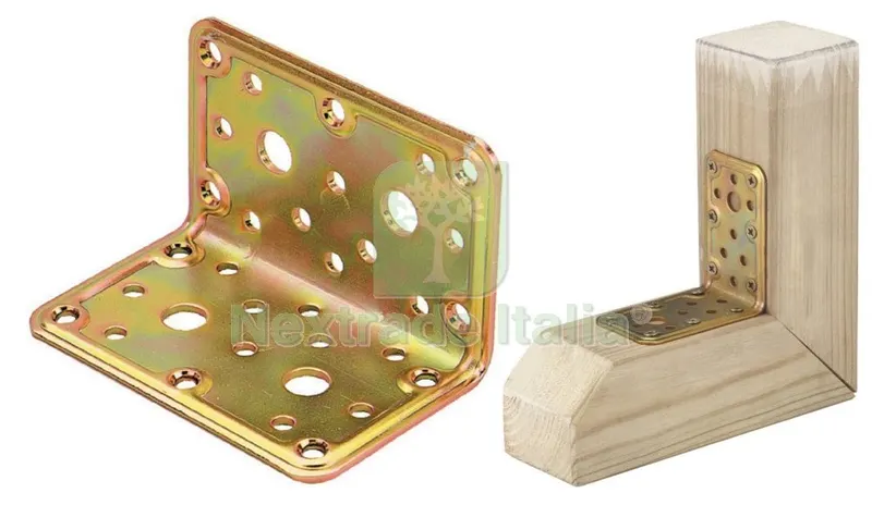 25PZ PIASTRA ANGOLARE IN ACCIAIO TROPICALIZZATO ART. 777 MM.100X 40X 40 — Tasselli e ancoraggi — rif. FERX.56087 25PZ PIASTRA ANGOLARE IN ACCIAIO TROPICALIZZATO ART. 777 MM.100X 40X 40 — Tasselli e ancoraggi — rif. FERX.56087