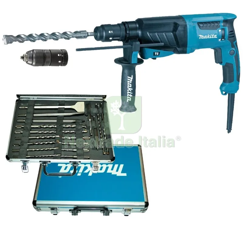 MAKITA TASSELLATORE HR2630TX12 800W SDS-PLUS 2,4J — Trapani e avvitatori — rif. FERX.5610
