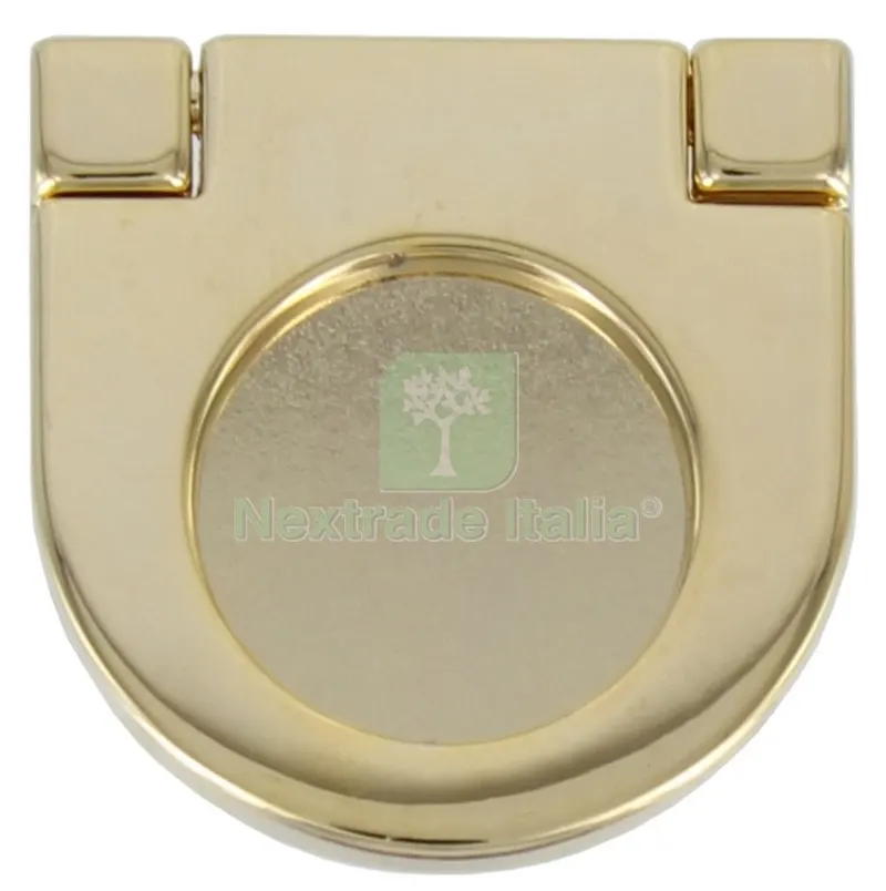25PZ Maniglia Incasso ART. E3262 MM.36X36 Oro Lucido — Maniglie e pomelli — rif. FERX.56104