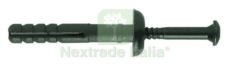 200PZ Tassello Nylon con Bordo Piatto,utilizzo per Cartongesso,colore Testa di Moro 6X50 — Isolanti e reti — rif. FERX.56195 200PZ Tassello Nylon con Bordo Piatto,utilizzo per Cartongesso,colore Testa di Moro 6X50 — Isolanti e reti — rif. FERX.56195