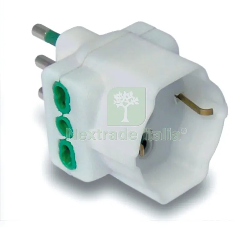 20PZ FME ART. 82.640 Adattore 16A-2 Prese-Schuko Garanti — Interruttori e prese — rif. FERX.562 20PZ FME ART. 82.640 Adattore 16A-2 Prese-Schuko Garanti — Interruttori e prese — rif. FERX.562