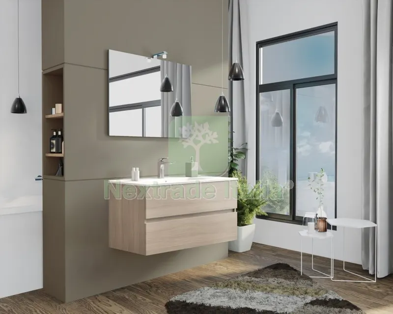 Mobile Bagno NEW Splash CM.105 Rovere Fumo — Accessori bagno — rif. FERX.56266 Mobile Bagno NEW Splash CM.105 Rovere Fumo — Accessori bagno — rif. FERX.56266