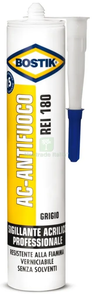 Silicone Acrilico Antifuoco Grigio ML.300 — Adesivi e sigillanti — rif. FERX.5652 Silicone Acrilico Antifuoco Grigio ML.300 — Adesivi e sigillanti — rif. FERX.5652