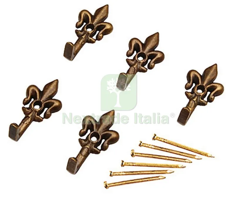 5BLISTER Blister Appendiquadro Giglio Bronzo N.0MM.32(PZ5) — Ferramenta per legno e mobili — rif. FERX.56521 5BLISTER Blister Appendiquadro Giglio Bronzo N.0MM.32(PZ5) — Ferramenta per legno e mobili — rif. FERX.56521