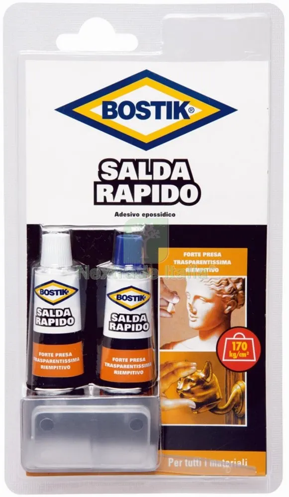 6PZ Bostik Salda Rapido Blister 2X15 ML — Adesivi e sigillanti — rif. FERX.5686 6PZ Bostik Salda Rapido Blister 2X15 ML — Adesivi e sigillanti — rif. FERX.5686