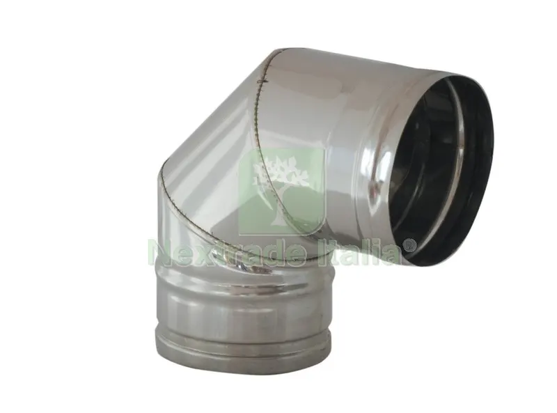Gomito Inox Aisi 304 90 Diametro 150 — Scarichi e sifoni — rif. FERX.57289