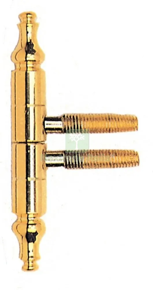 Blister Anube Barocco Acciaio in Ottone da 13 (PZ.2) — Cerniere e cardini — rif. FERX.57325 Blister Anube Barocco Acciaio in Ottone da 13 (PZ.2) — Cerniere e cardini — rif. FERX.57325