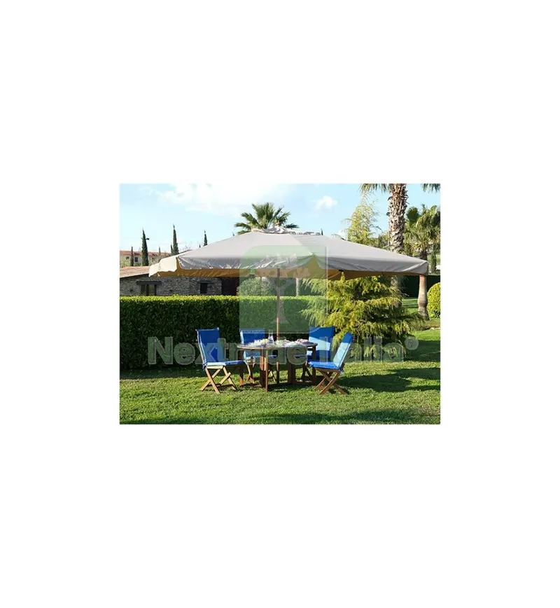 Ombrellone in Legno "island" CM.300X400-8-48 — Tempo libero outdoor — rif. FERX.57343 Ombrellone in Legno "island" CM.300X400-8-48 — Tempo libero outdoor — rif. FERX.57343