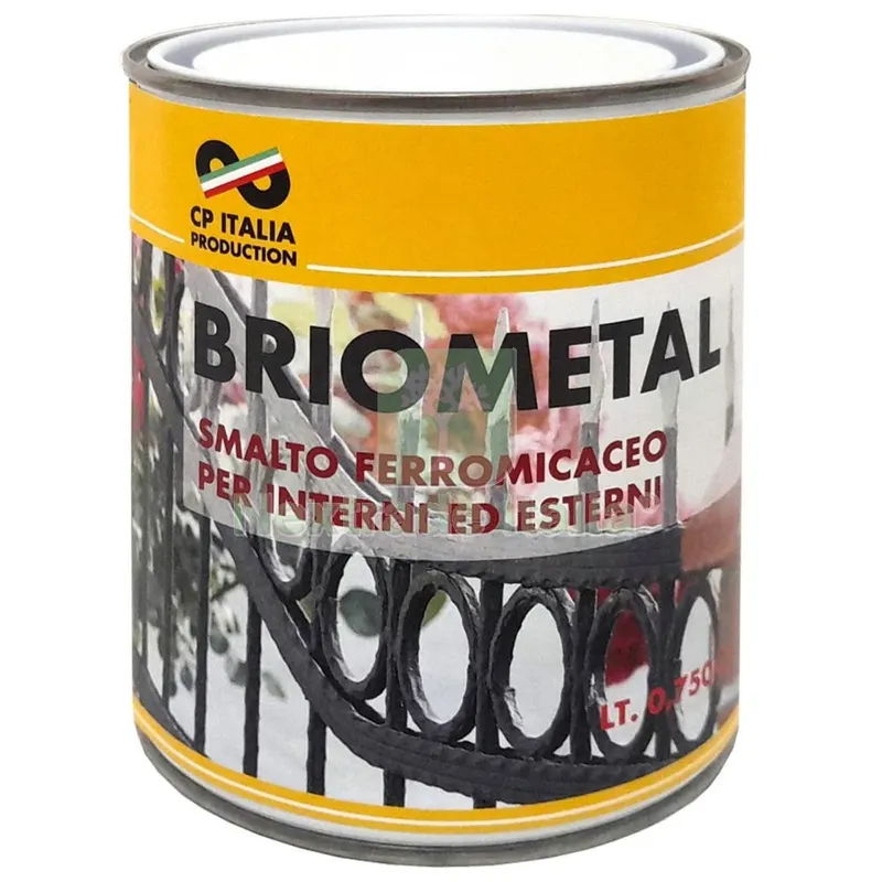 6PZ SMALTO MICACEO FINE BRIOMETAL GRIGIO GRAFITE 740 LT.0,750 — Vernici e smalti — rif. FERX.57451