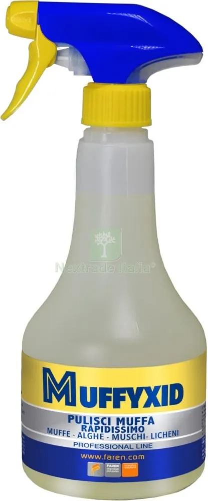 12PZ Antimuffa Muschio Alghe Muffyxid 500 ML — Casalinghi e organizzazione — rif. FERX.57469 12PZ Antimuffa Muschio Alghe Muffyxid 500 ML — Casalinghi e organizzazione — rif. FERX.57469