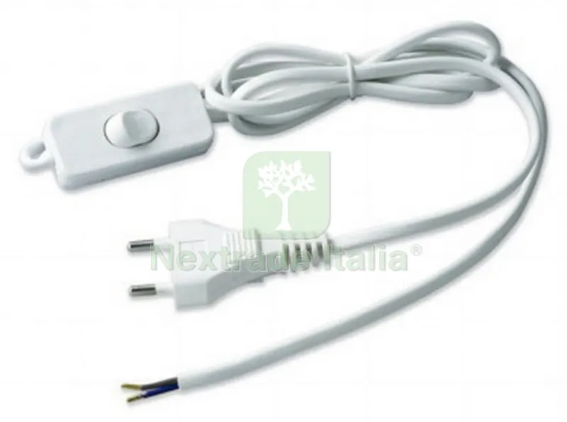 CAVO ML.1,5 2X0,75 CON INTERRUTTORE BIANCO — Interruttori e prese — rif. FERX.575 CAVO ML.1,5 2X0,75 CON INTERRUTTORE BIANCO — Interruttori e prese — rif. FERX.575