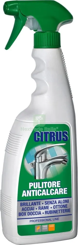 12PZ DISINCROSTANTE CITRUS RUBINETTI BAGNO 750 ML — Detergenti e pulitori casa — rif. FERX.57703