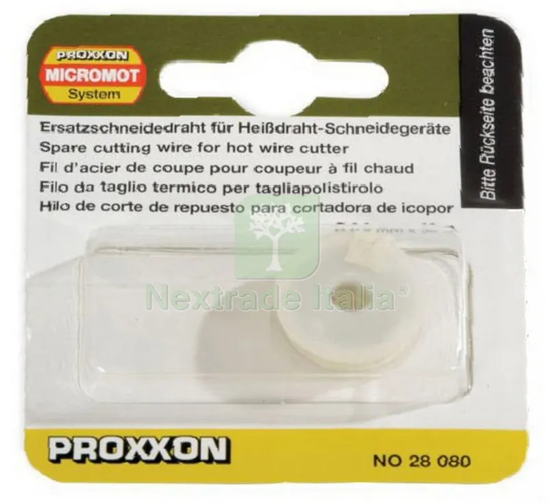 PROXXON 28080 FILO X TAGLIAPOLISTIROLO 27080 — Isolanti e reti — rif. FERX.5772 PROXXON 28080 FILO X TAGLIAPOLISTIROLO 27080 — Isolanti e reti — rif. FERX.5772