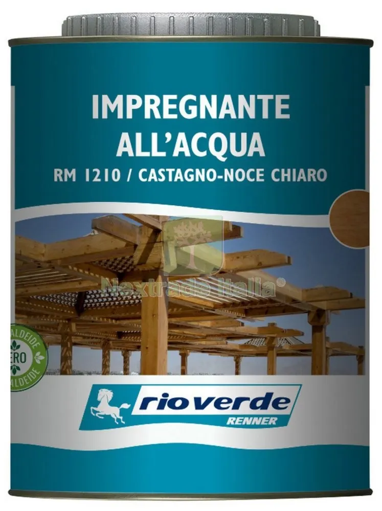 6PZ RIOVERDE RM 1210 IMPREGNANTE NOCE CHIARO LT. 0,750 — Vernici e smalti — rif. FERX.5813 6PZ RIOVERDE RM 1210 IMPREGNANTE NOCE CHIARO LT. 0,750 — Vernici e smalti — rif. FERX.5813