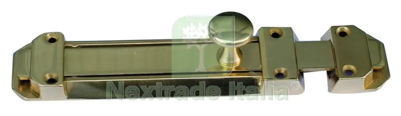 6BLISTER Blister Catenaccio Orizzontale in Ottone Lucido 200 mm — Lucchetti e catene — rif. FERX.58265 6BLISTER Blister Catenaccio Orizzontale in Ottone Lucido 200 mm — Lucchetti e catene — rif. FERX.58265