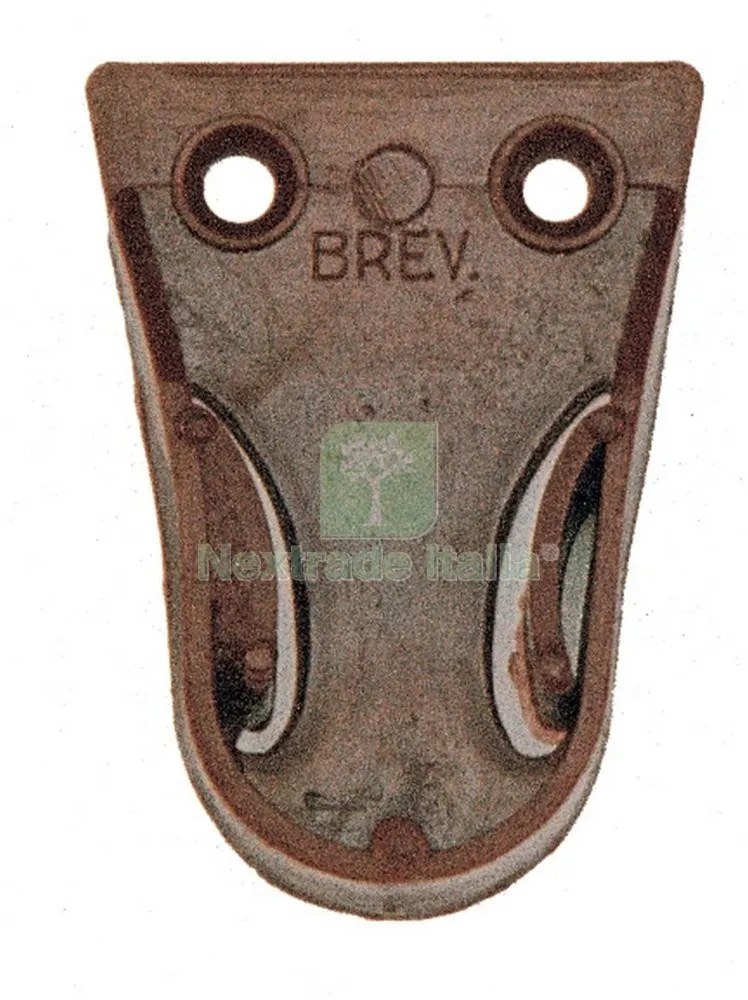 5BLISTER BL REGGITUBI LATERALI ART.200 MARRONE 2 PZ — Ferramenta per legno e mobili — rif. FERX.58680