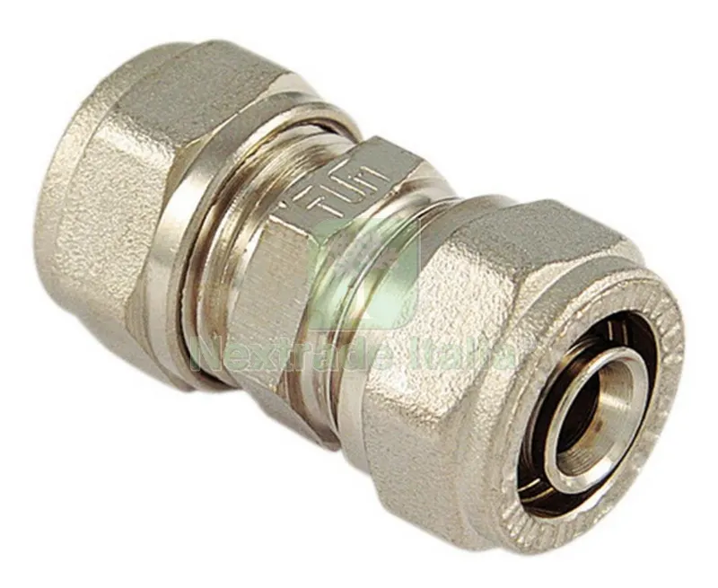 10PZ RACCORDO DIRITTO DOPPIO 16X16 MULTISTRATO — Tubi e raccordi — rif. FERX.5870 10PZ RACCORDO DIRITTO DOPPIO 16X16 MULTISTRATO — Tubi e raccordi — rif. FERX.5870
