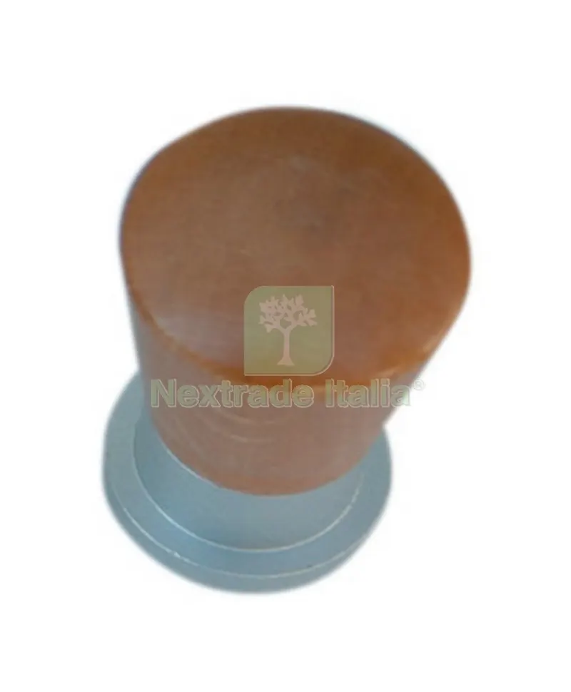 Blister Pomoli in LEGNO/ Ottone Diametro 19MM Noce CH.(PZ.2) — Maniglie e pomelli — rif. FERX.58745