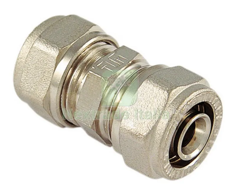 5PZ RACCORDO DIRITTO DOPPIO 20X20 MULTISTRATO — Tubi e raccordi — rif. FERX.5883