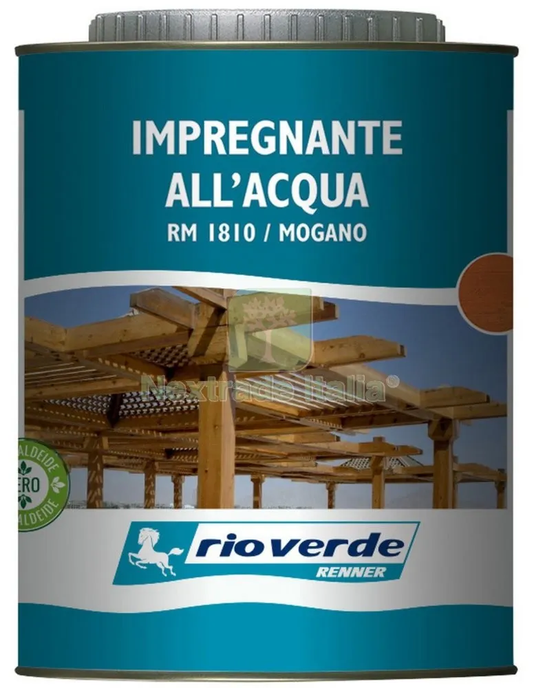 6PZ RIOVERDE RM 1810 IMPREGNANTE MOGANO LT. 0,750 — Vernici e smalti — rif. FERX.5896 6PZ RIOVERDE RM 1810 IMPREGNANTE MOGANO LT. 0,750 — Vernici e smalti — rif. FERX.5896
