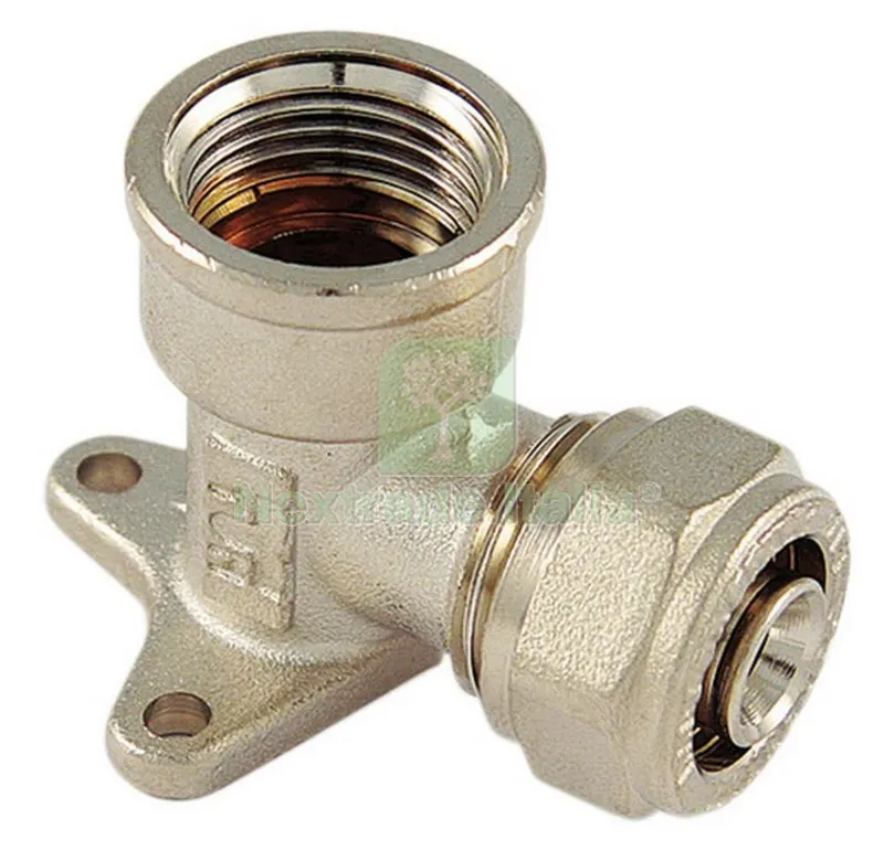 10PZ GOMITO FEMMINA 16X1/2" CON FLANGIA X TUBI MULTISTRATO — Raccordi a pressare e multistrato — rif. FERX.5951 10PZ GOMITO FEMMINA 16X1/2" CON FLANGIA X TUBI MULTISTRATO — Raccordi a pressare e multistrato — rif. FERX.5951