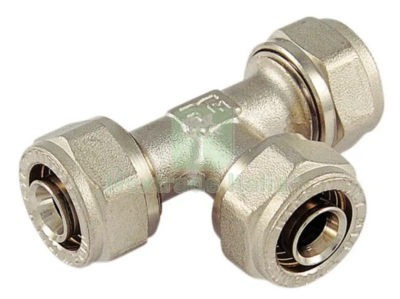5PZ Raccordo TEE 20X20X20 per Multistrato — Raccordi a pressare e multistrato — rif. FERX.5957