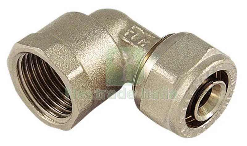 5PZ GOMITO FEMMINA 20X1/2" X TUBI MULTISTRATO — Raccordi a pressare e multistrato — rif. FERX.5967 5PZ GOMITO FEMMINA 20X1/2" X TUBI MULTISTRATO — Raccordi a pressare e multistrato — rif. FERX.5967