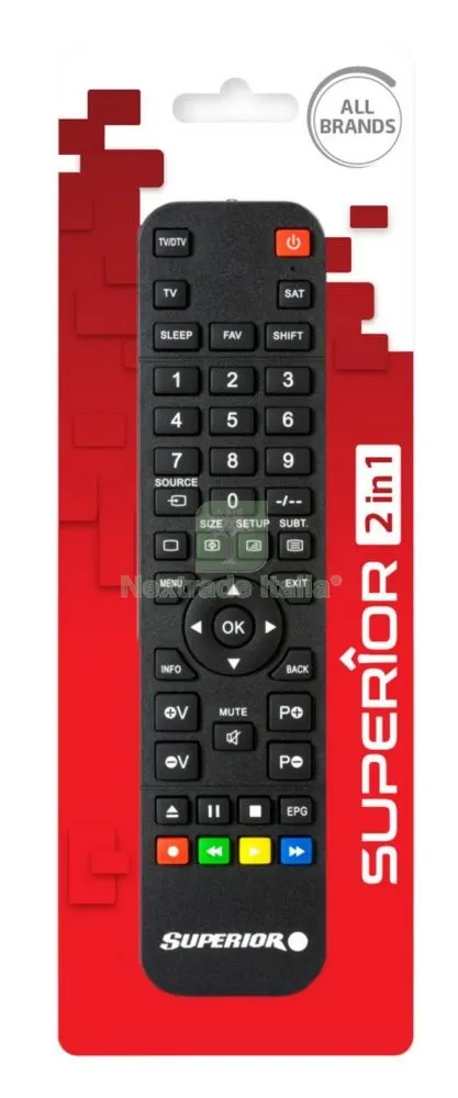 TELECOMANDO TV PROGRAMMABILE 2 IN 1 — Telecomandi e ricambi — rif. FERX.59767 TELECOMANDO TV PROGRAMMABILE 2 IN 1 — Telecomandi e ricambi — rif. FERX.59767