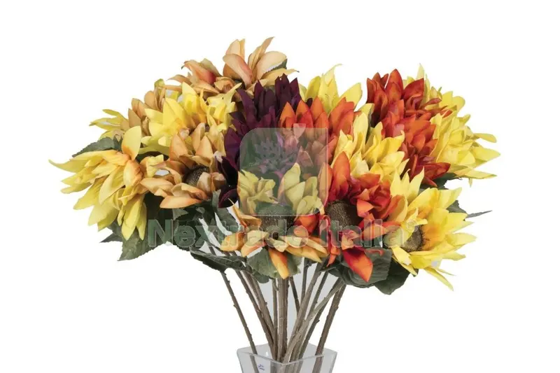 24PZ Fiore Artificiali GT 0112175 MQ CM.75 (4 Colore Assortiti ) — Cristalleria e tavola — rif. FERX.59860