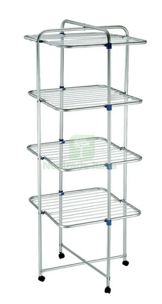 2PZ STENDIBIANCHERIA VERTICALE TORRE 4 RIPIANI ALLUMINIO — Stendibiancheria e bucato — rif. FERX.59892 2PZ STENDIBIANCHERIA VERTICALE TORRE 4 RIPIANI ALLUMINIO — Stendibiancheria e bucato — rif. FERX.59892