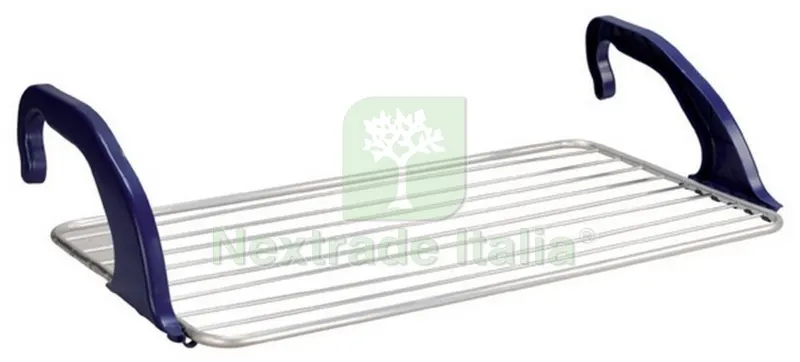 6PZ STENDIBIANCHERIA DA BALCONE ALLUMINIO 110X56 CM — Stendibiancheria e bucato — rif. FERX.59895 6PZ STENDIBIANCHERIA DA BALCONE ALLUMINIO 110X56 CM — Stendibiancheria e bucato — rif. FERX.59895