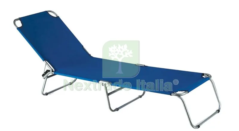 2PZ Katia Lettino Prendisole Acciaio Blu — Lettini e arredo piscina — rif. FERX.59896