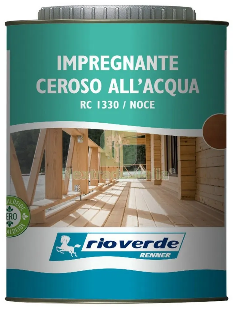 6PZ RIOVERDE RC 1330 IMPREGNANTE CEROSO NOCE 0,750 — Vernici e smalti — rif. FERX.5990 6PZ RIOVERDE RC 1330 IMPREGNANTE CEROSO NOCE 0,750 — Vernici e smalti — rif. FERX.5990