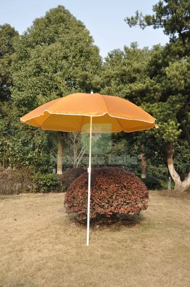 12PZ Ombrellone Spiaggia Diametro 180 Tubo in Acciaio MM.20 — Tempo libero outdoor — rif. FERX.59925 12PZ Ombrellone Spiaggia Diametro 180 Tubo in Acciaio MM.20 — Tempo libero outdoor — rif. FERX.59925