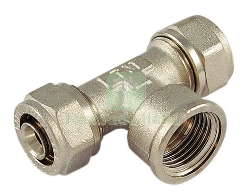 5PZ RACCORDO TEE F.20X1/2X20 PER MULTISTRATO — Raccordi a pressare e multistrato — rif. FERX.5996 5PZ RACCORDO TEE F.20X1/2X20 PER MULTISTRATO — Raccordi a pressare e multistrato — rif. FERX.5996