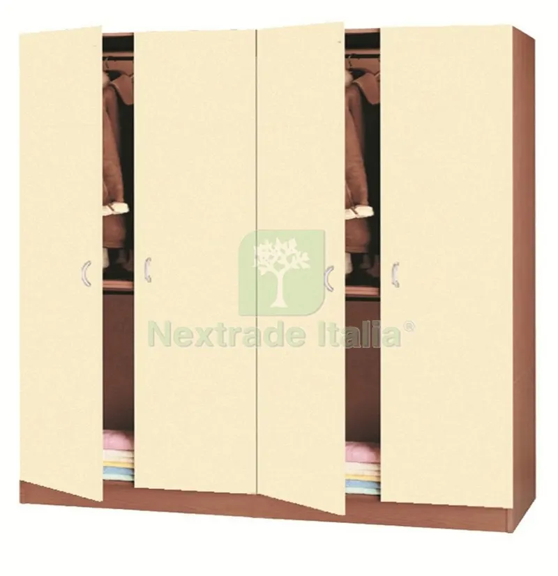Kit Armadio 4ANTE 3RIPIANI CM 200X50X210H Ciliegio-Panna — Arredo — rif. FERX.60075 Kit Armadio 4ANTE 3RIPIANI CM 200X50X210H Ciliegio-Panna — Arredo — rif. FERX.60075