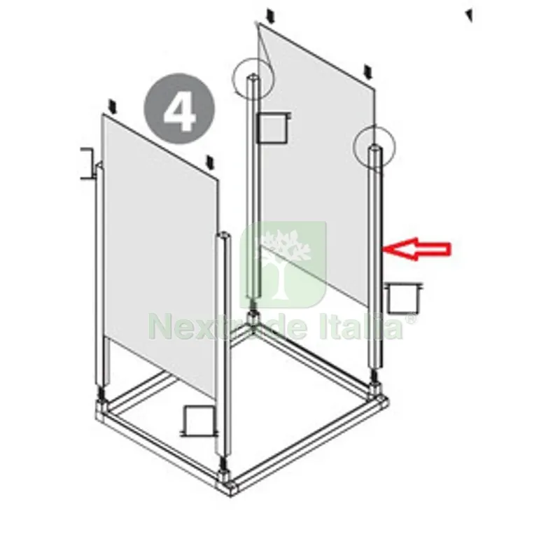 R MONTANTE VERTICALE A 2 GUIDA KIT COPRILAVATRICE RESINA 68X64XH88 CM BIANCO — Adesivi e sigillanti — rif. FERX.600940 R MONTANTE VERTICALE A 2 GUIDA KIT COPRILAVATRICE RESINA 68X64XH88 CM BIANCO — Adesivi e sigillanti — rif. FERX.600940