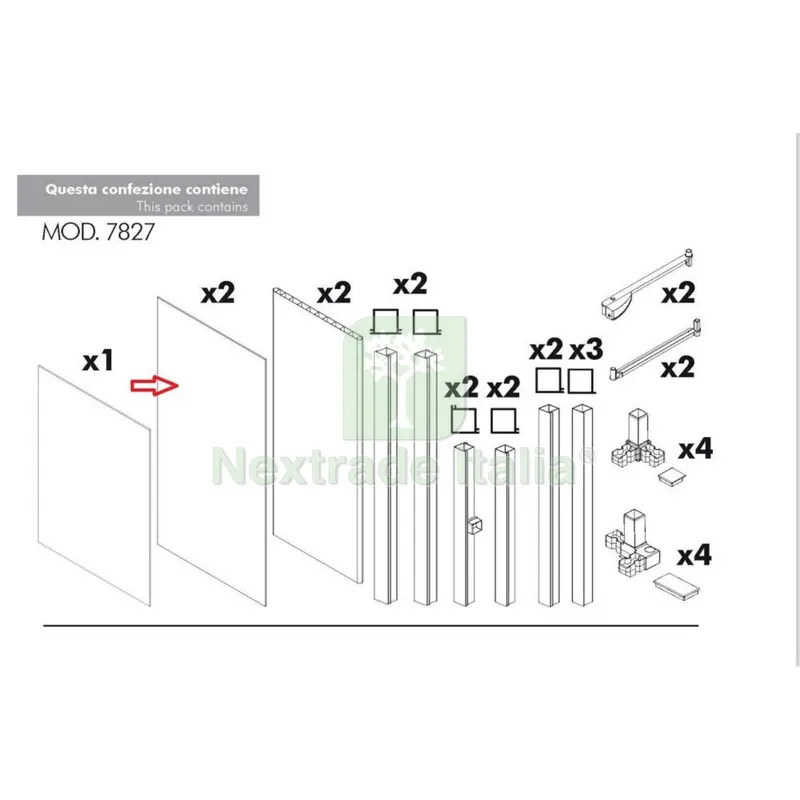Pannello Laterale X2 per Kit Coprilavatrice — Accessori bagno — rif. FERX.600942 Pannello Laterale X2 per Kit Coprilavatrice — Accessori bagno — rif. FERX.600942
