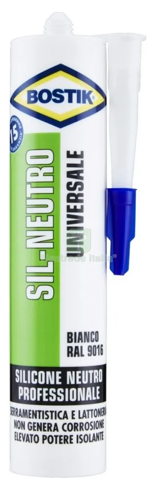 12PZ BOSTIK SILICONE NEUTRO 300 ML BIANCO — Adesivi e sigillanti — rif. FERX.60110 12PZ BOSTIK SILICONE NEUTRO 300 ML BIANCO — Adesivi e sigillanti — rif. FERX.60110