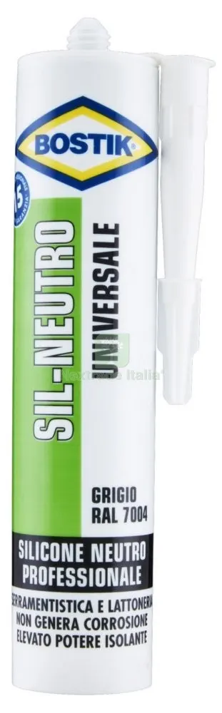 12PZ BOSTIK SILICONE NEUTRO 300 ML GRIGIO — Adesivi e sigillanti — rif. FERX.60112 12PZ BOSTIK SILICONE NEUTRO 300 ML GRIGIO — Adesivi e sigillanti — rif. FERX.60112