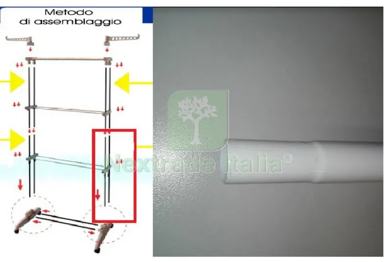 Stendibiancheria Salvaspazio(asta Inferiore Verticale) — Stendibiancheria e bucato — rif. FERX.601332 Stendibiancheria Salvaspazio(asta Inferiore Verticale) — Stendibiancheria e bucato — rif. FERX.601332
