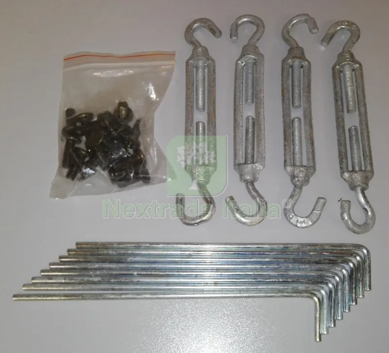 Gazebo in Acciaio Onda(kit Montaggio) — Gazebo e strutture giardino — rif. FERX.601959