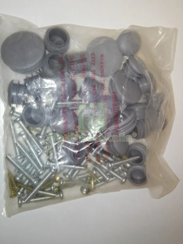SET TAVOLO CON 4 SEDIE(120X70)(KIT MONTAGGIO) — Scarichi e sifoni — rif. FERX.602075