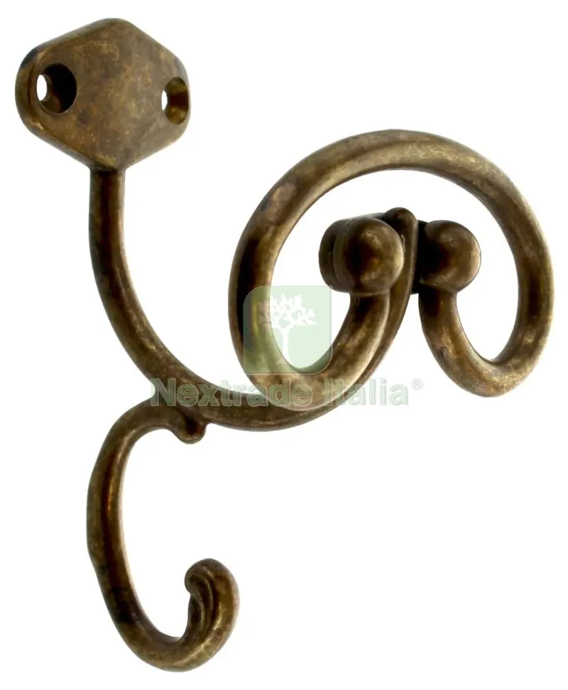 BLISTER APPENDIABITI ANTICATO 43007 MM.106 OTTONE ANTICO — Casalinghi e organizzazione — rif. FERX.60210 BLISTER APPENDIABITI ANTICATO 43007 MM.106 OTTONE ANTICO — Casalinghi e organizzazione — rif. FERX.60210