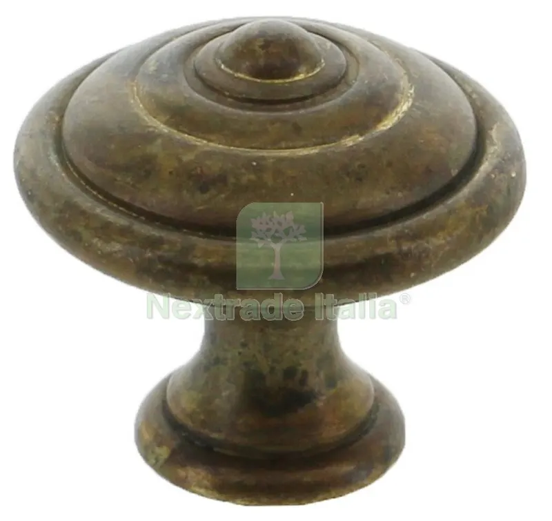 Blister Pomolo Anticata 24499 MM.25 in Ottone Finitura Antico (PZ.2) — Maniglie e pomelli — rif. FERX.60215 Blister Pomolo Anticata 24499 MM.25 in Ottone Finitura Antico (PZ.2) — Maniglie e pomelli — rif. FERX.60215